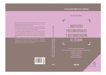 portada Institutos Preconcursales y Refinanciación de Deudas (Práctica Jurídica)