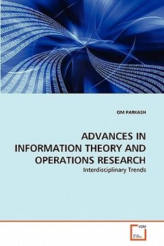 portada advances in information theory and operations research (en Inglés)