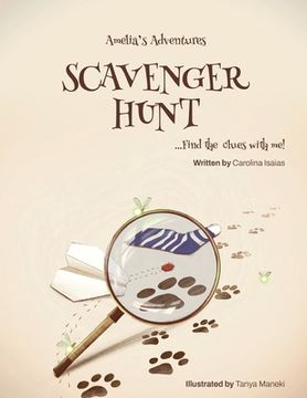 portada Amelia's Adventures Scavenger Hunt: Find The Clues With Me! (en Inglés)