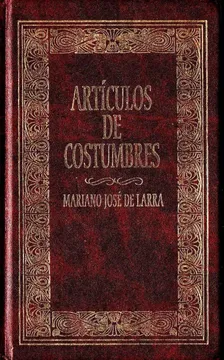 portada Artículos de Costumbres (in Spanish)