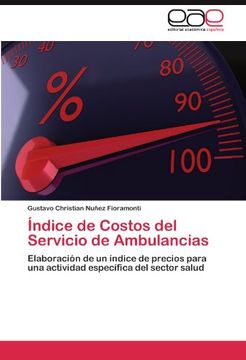 portada Índice de Costos del Servicio de Ambulancias: Elaboración de un índice de precios para una actividad específica del sector salud