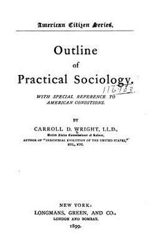 portada Outline of practical sociology. With special reference to American conditions (en Inglés)