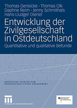 portada Entwicklung der Zivilgesellschaft in Ostdeutschland: Quantitative und Qualitative Befunde (in German)