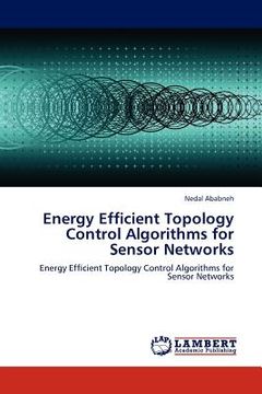 portada energy efficient topology control algorithms for sensor networks