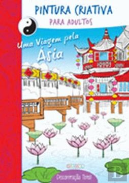 portada Uma Viagem pela Ásia Pintura para adultos (Portuguese Edition)