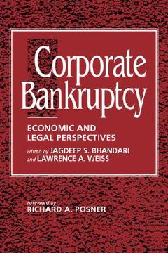 portada Corporate Bankruptcy Hardback: Economic and Legal Perspectives (en Inglés)