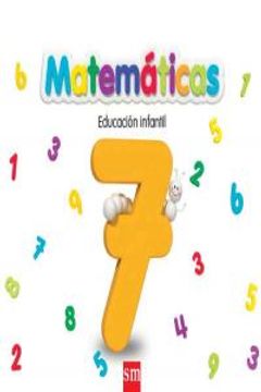 portada Matemáticas 7. Educación Infantil (in Spanish)