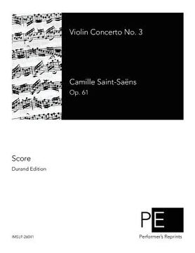 portada Violin Concerto No. 3 (en Inglés)