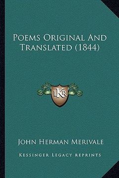 portada poems original and translated (1844) (en Inglés)