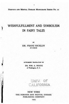 portada Wishfulfillment and Symbolism in Fairy Tales (en Inglés)
