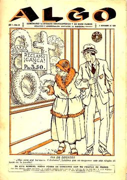 portada algo. semanario ilustrado enciclopedico y de buen humor. año i. num. 32. 2 noviembre de 1929.