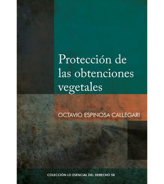 portada Protección de las obtenciones vegetales (in Spanish)