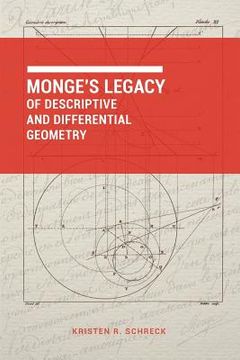 portada Monge's Legacy of Descriptive and Differential Geometry (en Inglés)