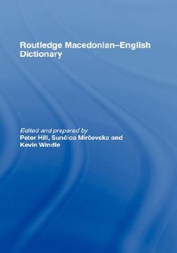 portada the routledge macedonian-english dictionary (in English)