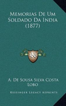 portada Memorias de um Soldado da India (1877) (en Portugués)