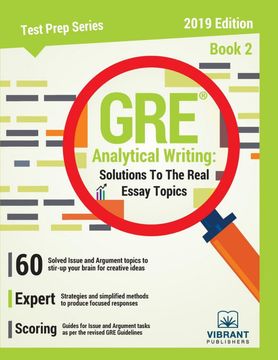 portada Gre Analytical Writing: Solutions to the Real Essay Topics - Book 2 (in English)