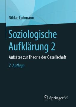 portada Soziologische Aufklärung 2: Aufsätze zur Theorie der Gesellschaft