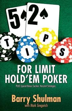 portada 52 tips for limit hold`em poker