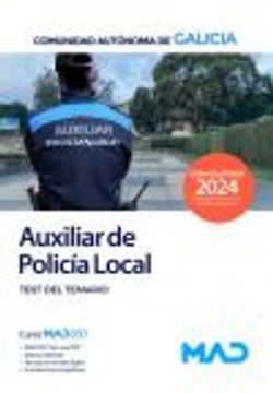 portada Auxiliar de la Policia Local de la Comunidad Autonoma de Galicia. Test