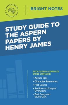 portada Study Guide to The Aspern Papers by Henry James (in English)