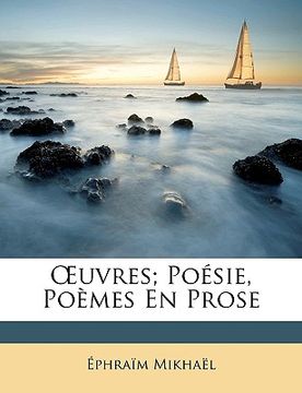 portada Oeuvres; Poésie, Poèmes En Prose (en Francés)