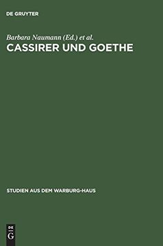 portada Cassirer und Goethe (en Alemán)