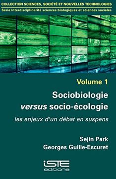 portada Sociobiologie Versus Socioecologie (en Francés)