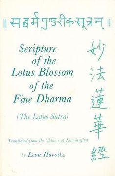 portada Scripture of the Lotus Blossom of the Fine Dharma (The Lotus Sutra) (en Inglés)