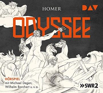portada Odyssee: Hörspiel mit Michael Degen, Wilhelm Borchert U. V. A. (4 Cds) (en Alemán)