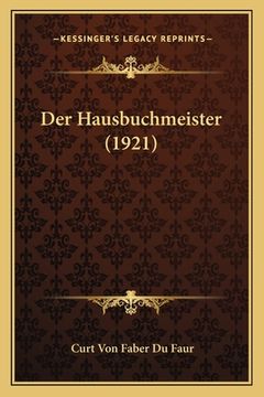portada Der Hausbuchmeister (1921) (en Alemán)