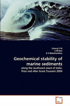 portada geochemical stability of marine sediments (en Inglés)
