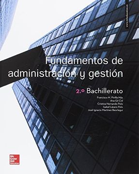 portada LA FUNDAMENTOS DE ADMINISTRACION Y GESTION 2 BACHILLERATO. LIBRO ALUMNO. (in Spanish)