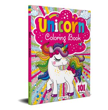 portada 101 Unicorn Colouring Book: Fun Activity Colouring Book for Children (en Inglés)