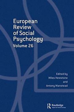 portada European Review of Social Psychology: Volume 26
