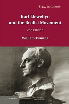 portada Karl Llewellyn and the Realist Movement (Law in Context) (in English)