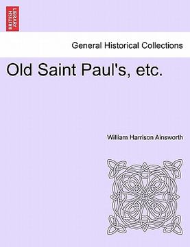 portada old saint paul's, etc. (in English)