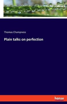 portada Plain talks on perfection (en Inglés)