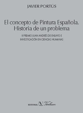 portada El Concepto de Pintura Española: Historia de un Problema (Verbum Menor) (in Spanish)
