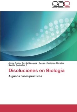 portada Disoluciones en Biología: Algunos casos prácticos