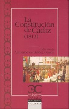 portada La Constitucion de Cadiz 1812 y Discurso Preliminar a las Constitucion