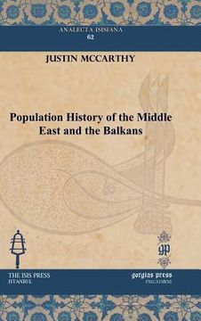 portada population history of the middle east and the balkans (en Inglés)