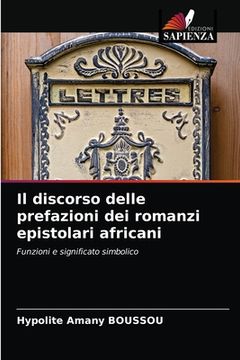 portada Il discorso delle prefazioni dei romanzi epistolari africani (in Italian)