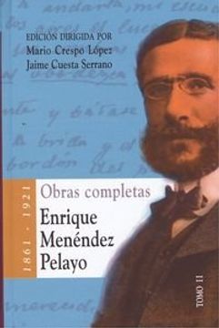 portada Obras Completas Enrique Menéndez Pelayo