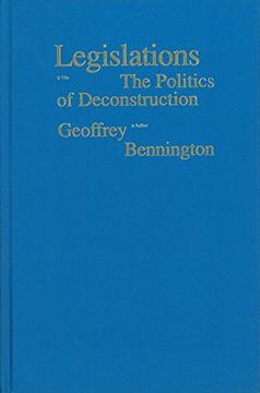 portada Legislations: Politics of Deconstruction (en Inglés)