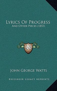 portada lyrics of progress: and other pieces (1853) (en Inglés)