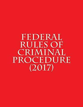 portada Federal Rules of Criminal Procedure (2017) (en Inglés)