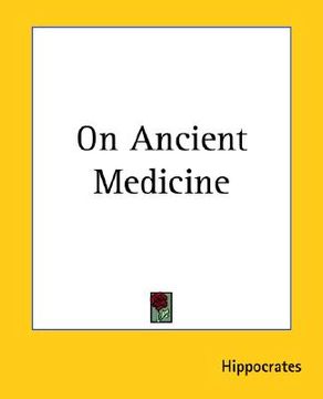 portada on ancient medicine (in English)