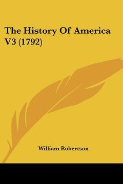 portada the history of america v3 (1792)