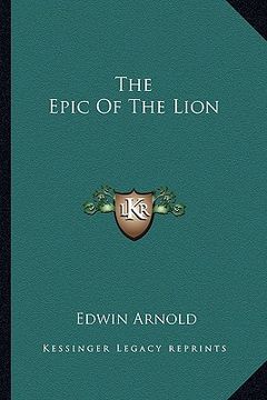 portada the epic of the lion (en Inglés)