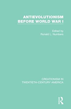 portada Antievolutionism Before World war i (en Inglés)